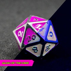 Die Hard Metal - Multiclass Remixable D20 - Afterdark (Glow in The Dark) Mythica Neon Haze